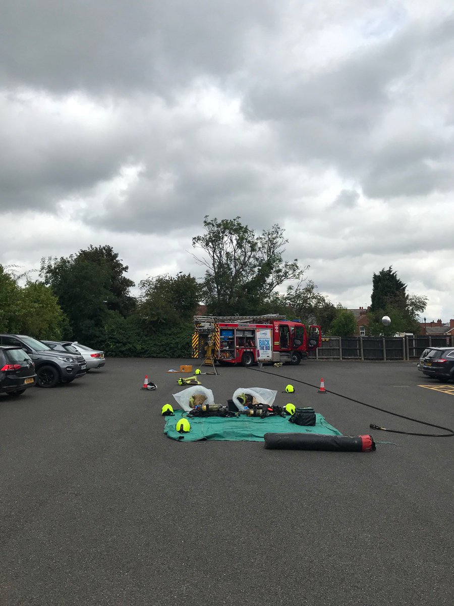 WMFSFoleshill's tweet photo. Today we are testing our skills with dealing with a Hazardous Material incident with our firefighters and a bit of supportive coaching for a Business Support Officer in Incident Command #Opsdevelopment #Opsexcellence https://t.co/p8NAo9ov3Q