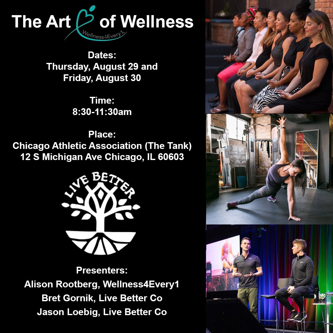 wellnes4every1's tweet photo. This week we will lead 200 Physical Education Teachers from @ChiPubSchools through The Art of Wellness. This is an immersive wellness experience that highlights the importance of self-care for educators. https://t.co/DuaD6AVuTW