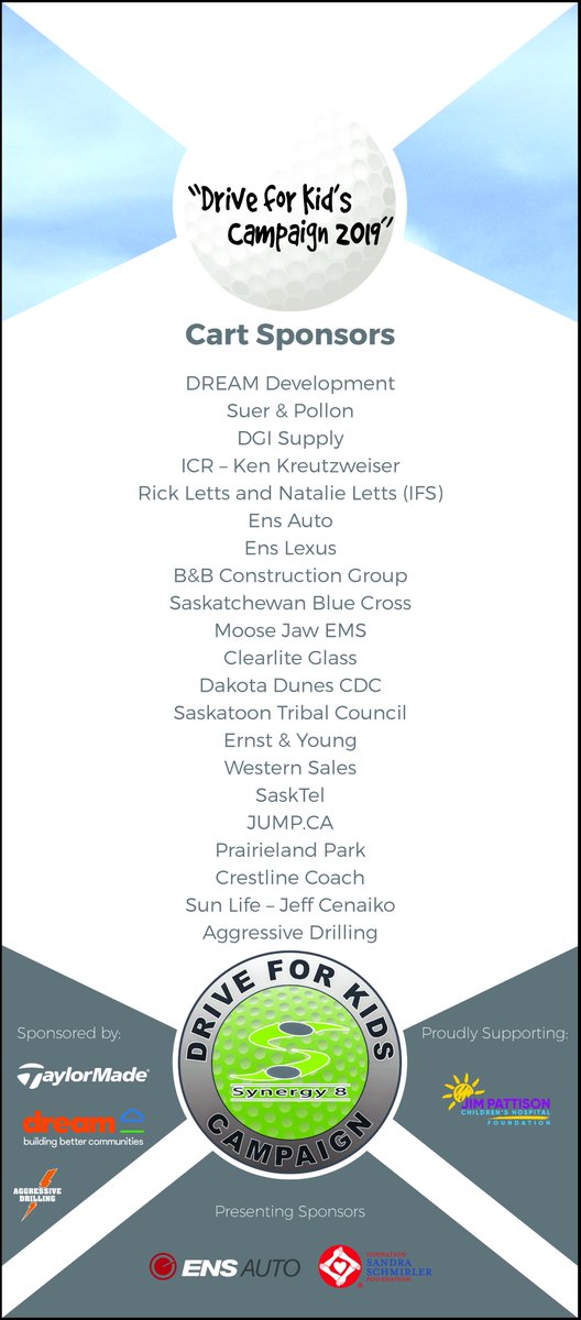Thank you Saskatoon!What a day!
#aggressivedrilling  #childrenshospital #yxe
<a href="/homesbydream_s/">Homes by Dream YXE</a> @PLYRGolf <a href="/Ens_Auto/">Ens Auto</a> 
 <a href="/SandraSchmirler/">Sandra Schmirler Foundation</a> <a href="/TaylorMadeCA/">TaylorMade Canada</a> <a href="/CodyFajardo17/">Cody Fajardo</a> 
 <a href="/PattisonKids/">Jim Pattison Children's Hospital Foundation</a> <a href="/PrairielandPark/">Prairieland Park</a> @willowsgolf <a href="/BLAIRONEAL/">Blair O'Neal</a> <a href="/DarrenClarke60/">Darren Clarke</a> <a href="/TicTaylor/">Kelly Taylor</a> <a href="/grybes02/">Eric Gryba</a> 
synergycommunitybuiders.ca