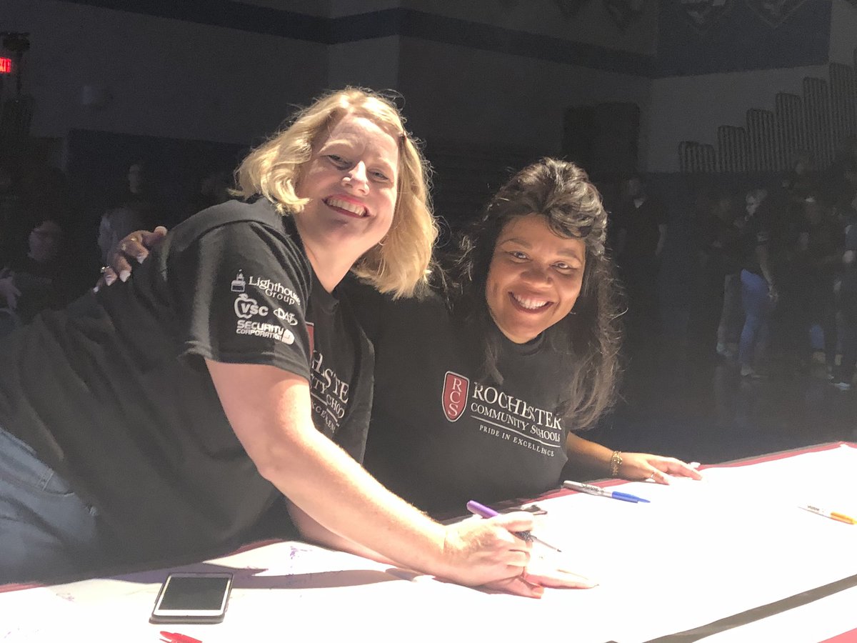 “Count on me!” The RCS team is inspired and excited! #RCSpride