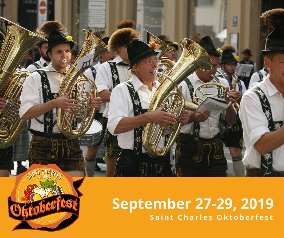 Saint Charles Oktoberfest is only a month away! Can't wait to see you there!