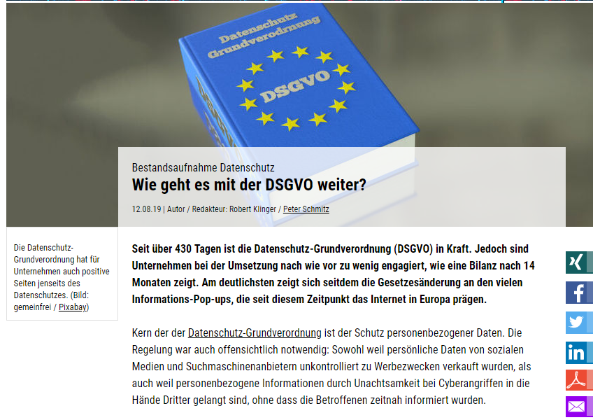 Dauerbrennerthema #DSGVO? Wie Unternehmen mit der #baramundi Management Suite viele Punkte auf dem Weg zur Richtlinienkonformität schon abhaken können #bMS. Informieren Sie sich unter: bit.ly/2ZaxtdG