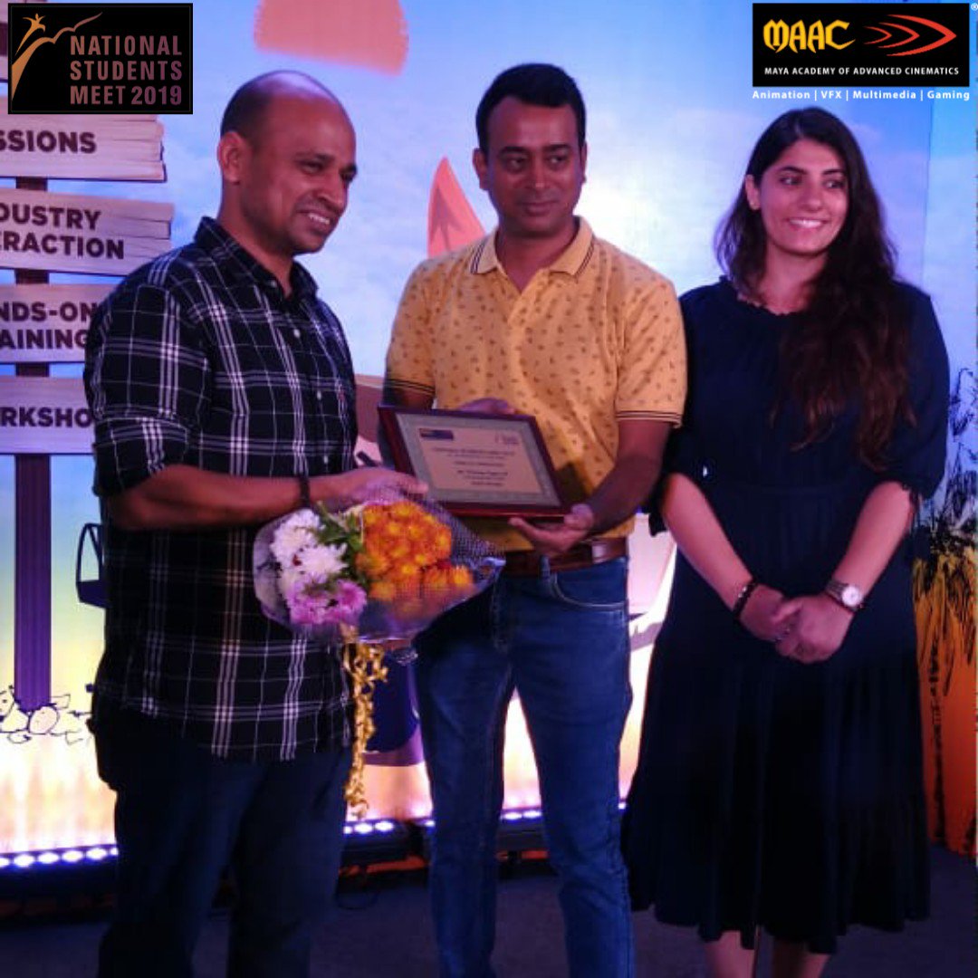 MayaAcademyInd's tweet photo. Some glimpse of the day where student let their creative imagination fly with our legend Mr. Amit Rane - DCP Expeditions, LLP &amp;  Pranay Agarwal- HOD Compositing, DNEG at our national event #NationalStudentsMeet2019

#MAAC #MAACIndia #MAACEvent #EventsAtMAAC #NationalStudentsMeet https://t.co/2AWtoLVNyc