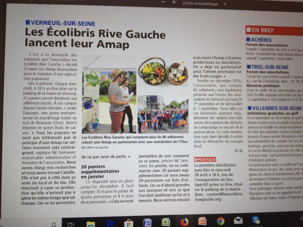 Retrouvez #lesecolibrisRG au forum des associations #villedeverneuil ce dimanche.