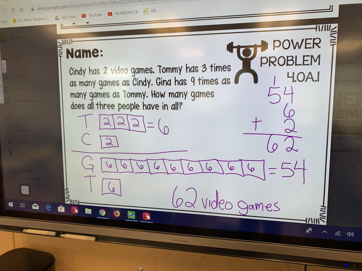 I am loving these deep thinking tasks in fourth grade math!  Real life puzzles! <a href="/GrandviewES/">Grandview School</a> <a href="/racheladamstn/">Dr. Rachel Adams</a> #educatingeagles