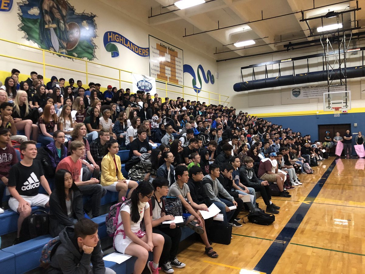 Coach_warrior's tweet photo. @TheRealHazenHS ASB leadership skit with mascot Gordy. #welcomefreshman #hazenishome https://t.co/OfdUqcymhv