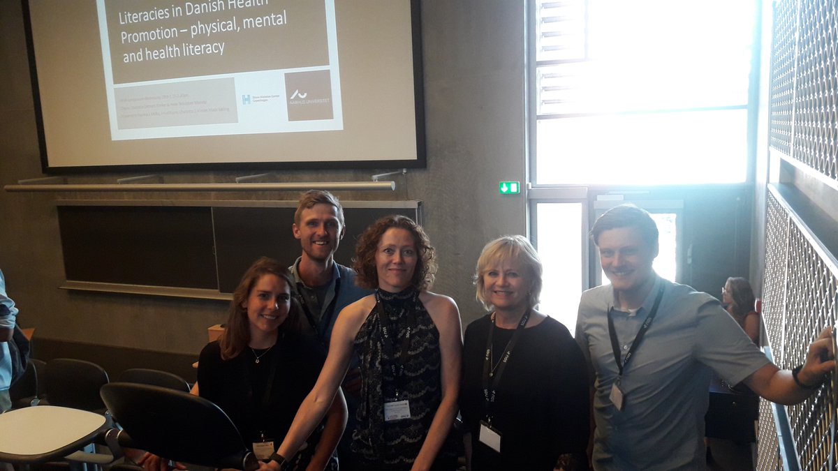 On behalf of <a href="/Stenodiabetes/">Steno Diabetes Center Copenhagen</a> &amp; <a href="/AarhusUni/">Aarhus Universitet</a>, we acknowledge the audience for a fruitful discussion at our symposium on children's literacies (physical, mental and health) in a lifecourse perspective <a href="/hepaeurope/">HEPA Europe</a>, eg remarks by <a href="/TueKristensen1/">Tue Kristensen</a> <a href="/SSTSundhed/">Sundhedsstyrelsen</a>, #healthpromotion
