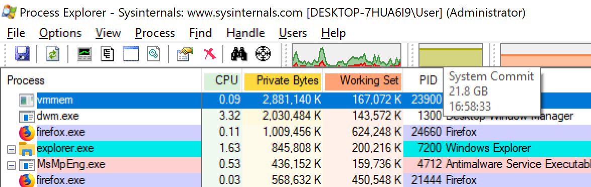 sitox's tweet photo. @craigaloewen Can we do something about memory management for WSL 2.0 ? https://t.co/qHzoIAiyEh