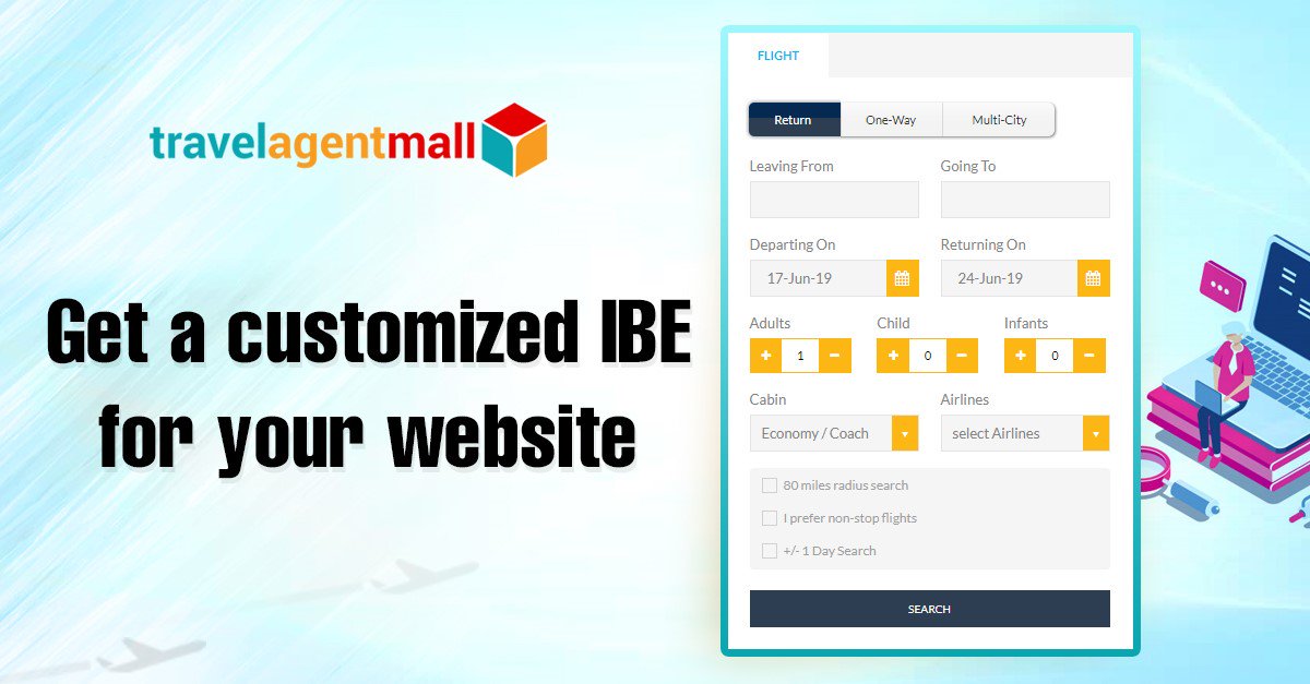 TravelAgentMall's tweet photo. Get our own #WhiteLabel #InternetBookingEngine with latest features. Use your own branding
and grow your online presence. For more details, Call us@+1 248-488-7700. To Sign up, Visit: https://t.co/xmAL6gJO6g
#IBE #Flight #Hotel #Airline #TravelAgentMall https://t.co/Wgf4KqhcIf