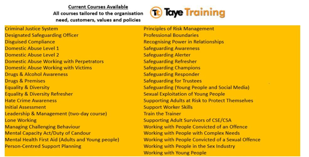 Taye Training & Consultancy tweet media