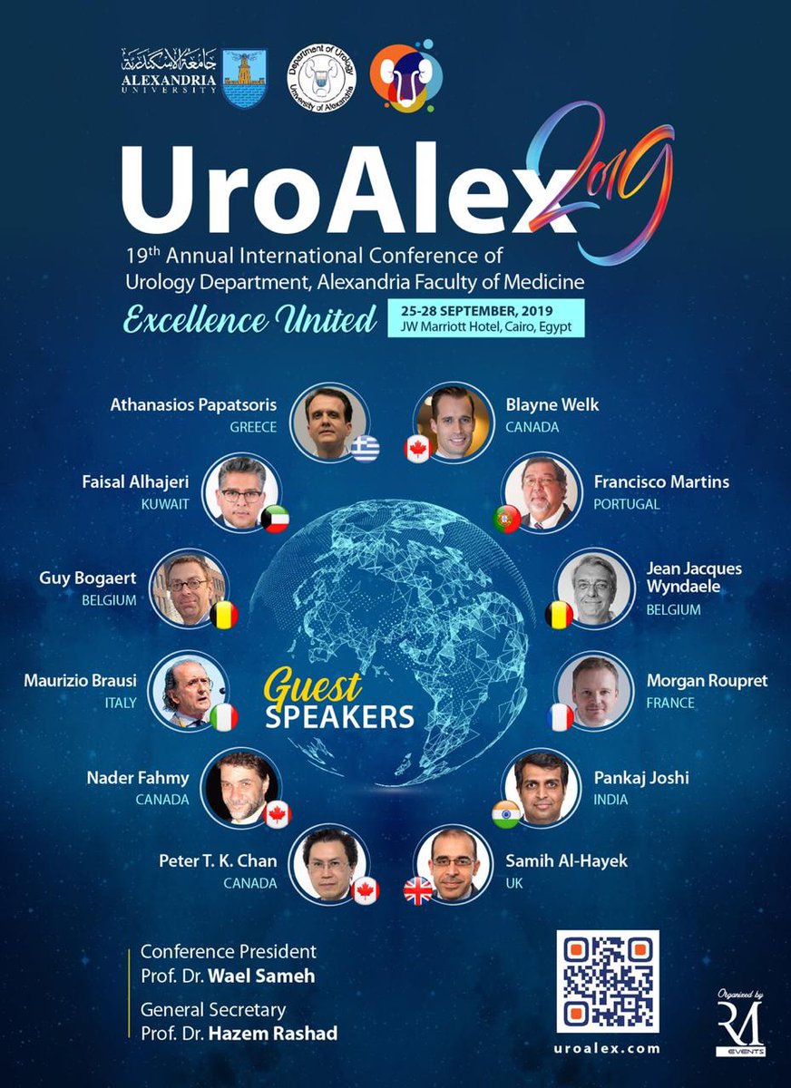 ALEXURO9's tweet image. #UROALEX19 
#excellence_united 
In collaboration with @ISORU1, #ESOU, #eulis, @Neuro_Urology