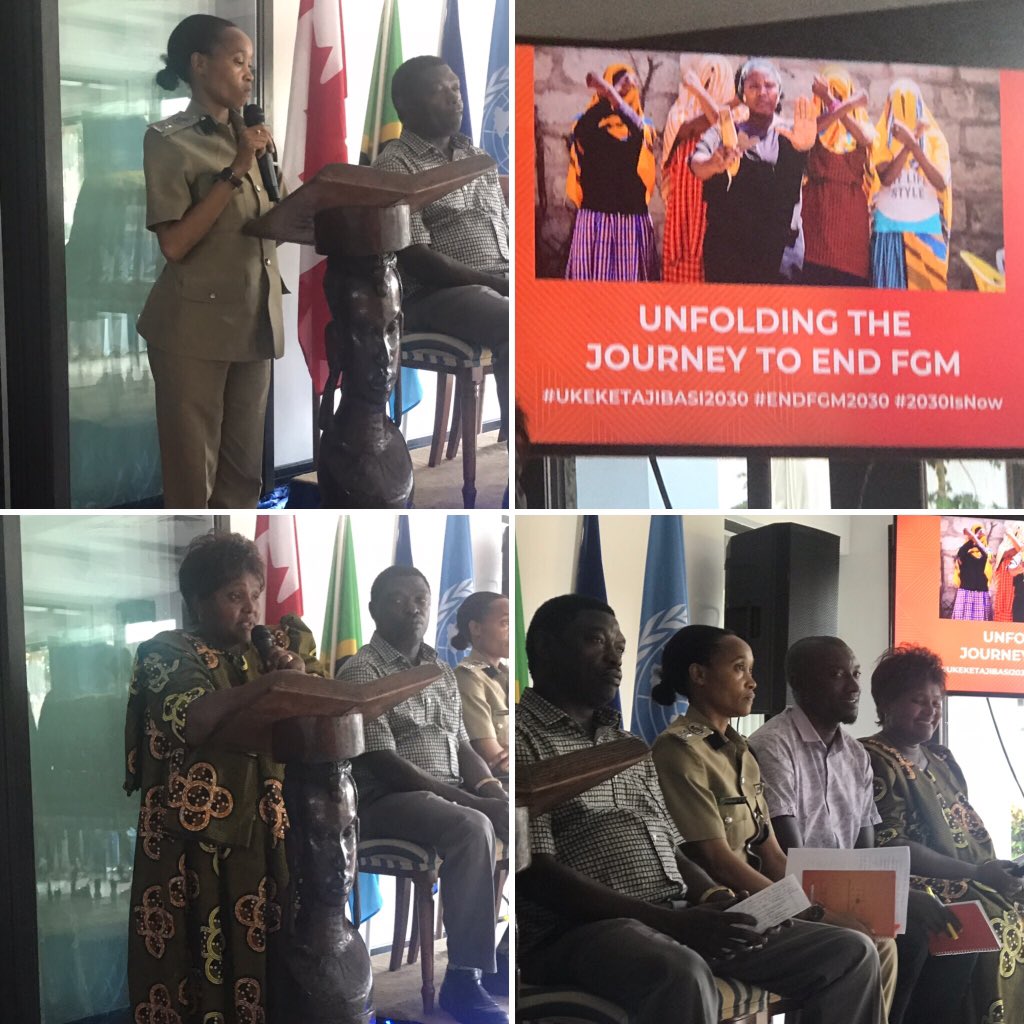 Tanzania has committed to #EndFGM2030 & a national action plan is in place. Tonight we hear from Champions who are working to #EndFGM. Importance of continuing to build on this momentum & work collaboratively to intensify efforts. #UKEKETAJIBASI2030 #2030ISNOW #ICPD25