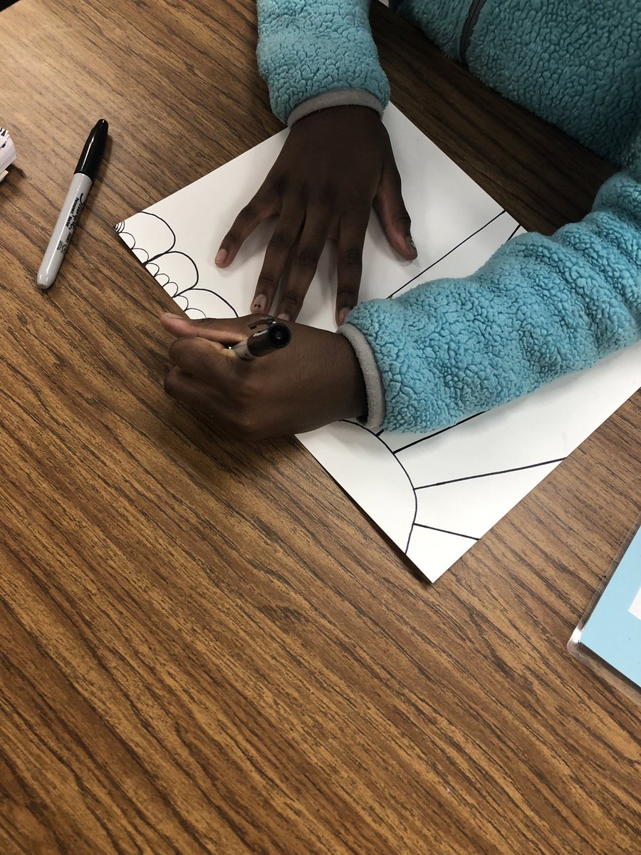5th grade is beginning their zentangles! <a href="/PFISDfinearts/">PfISD Fine Arts</a> <a href="/Wieland_PFISD/">Wieland Elementary</a> #wielandes