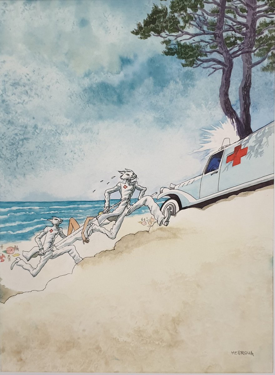 Mesroua4's tweet photo. Illustration réalisée pour un des congrès vétérinaire du chat a Arcachon. https://t.co/h1G9chLLlA