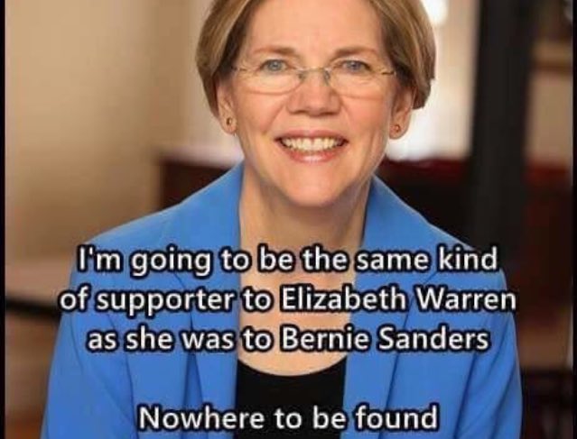 AgpgbgdgAlan's tweet photo. @PollyTickal #EmptyWordsWarren #AnyBlueWillNotDo #VoteRealProgressive #VoteForUsAll #Bernie2020 https://t.co/5bXshfnZ8u
