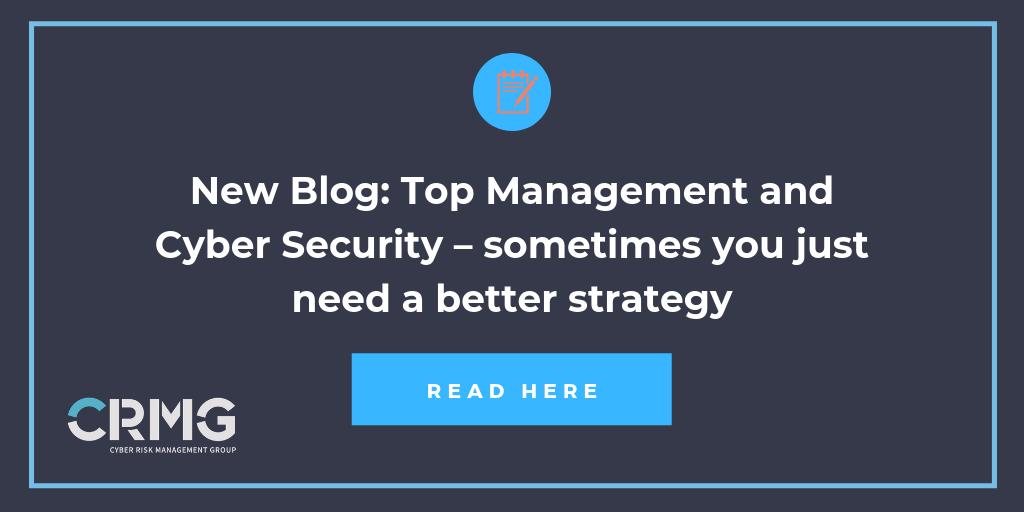 ConsultingCrmg's tweet image. New #CRMGBlog by Todd Wade on the difficulties he experienced as a #CISO trying to enforce #cybersecurity with executives, and his recommendations to overcome this. Read the full article here: bit.ly/2ZBMCFi @technologistgo