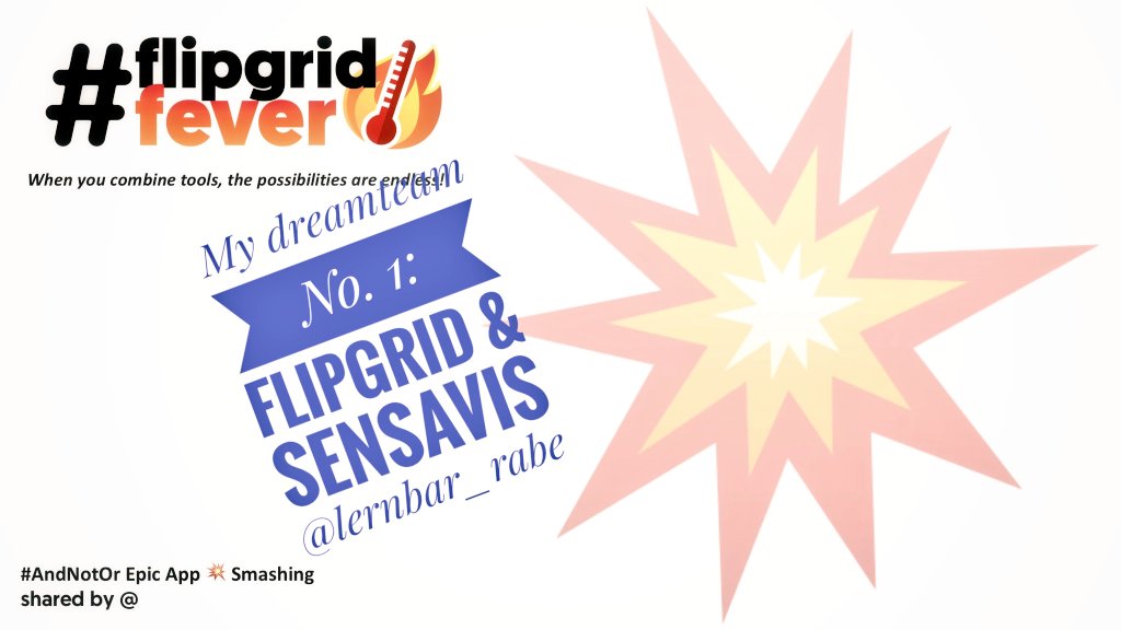 One of my favorite combinations🤩 for my lessons. @Flipgrid &amp; <a href="/Sensavis/">Sensavis</a>. Brings #FlipgridFever to my classroom.