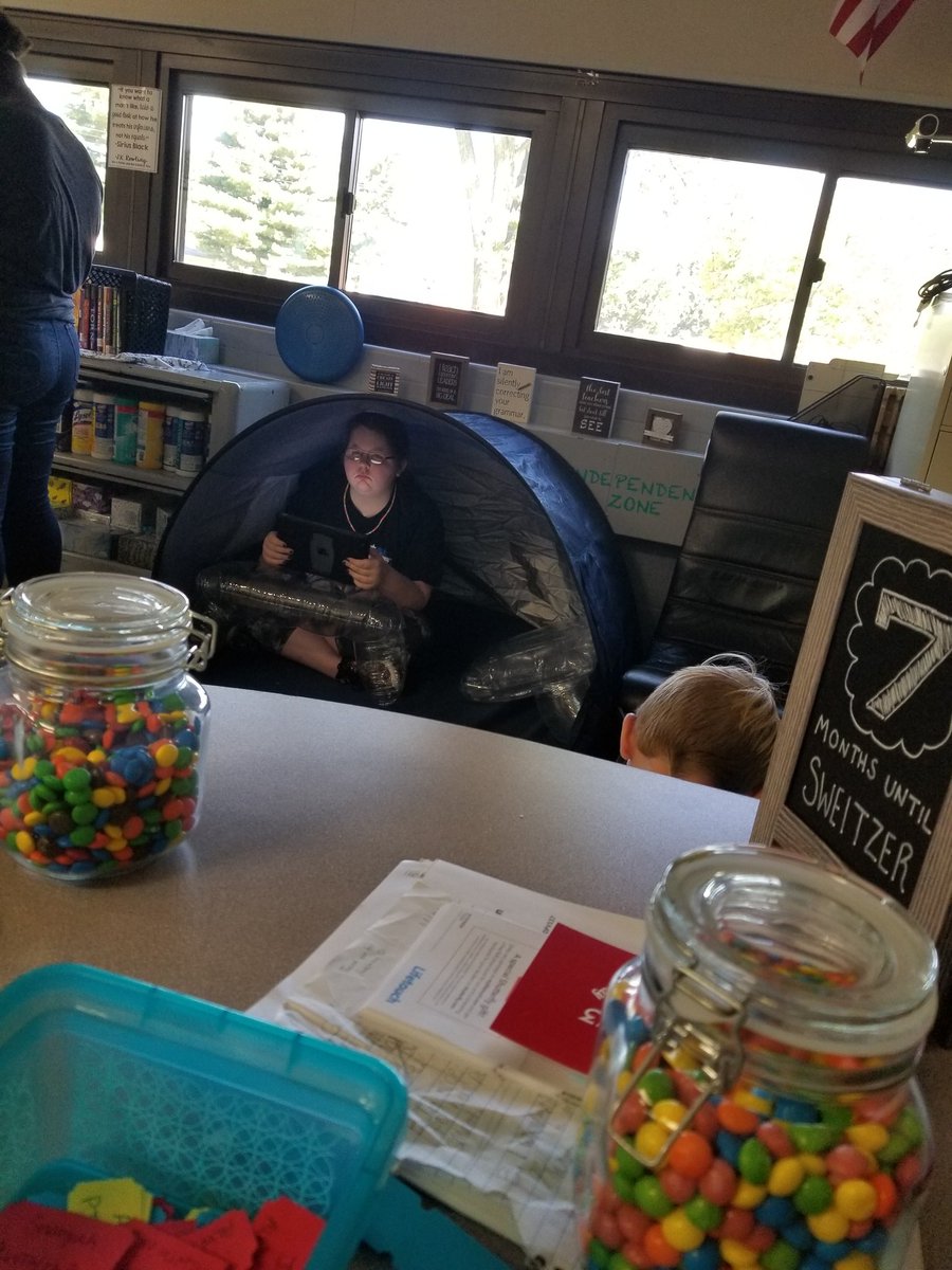 MsJacobi93's tweet photo. I love seeing my kiddos using my new flexible seating options during independent work time! #13succeeds https://t.co/LVPrAG2ZZr
