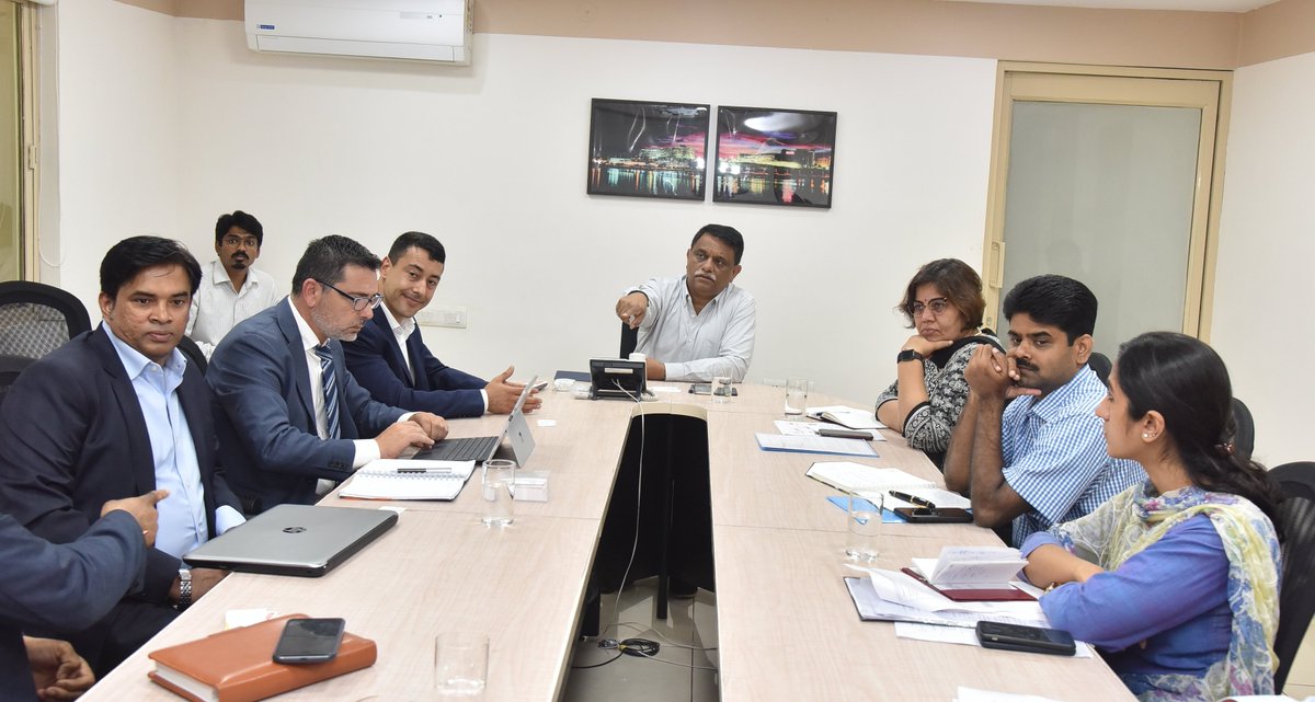 IPRTelangana's tweet photo. Representatives of Industries Leblan, a Spanish multinational company specialized in the design, manufacture and installation of waste treatment plants met the Principal Secretary MAUD @arvindkumar_ias today . https://t.co/iGojOkC2wM