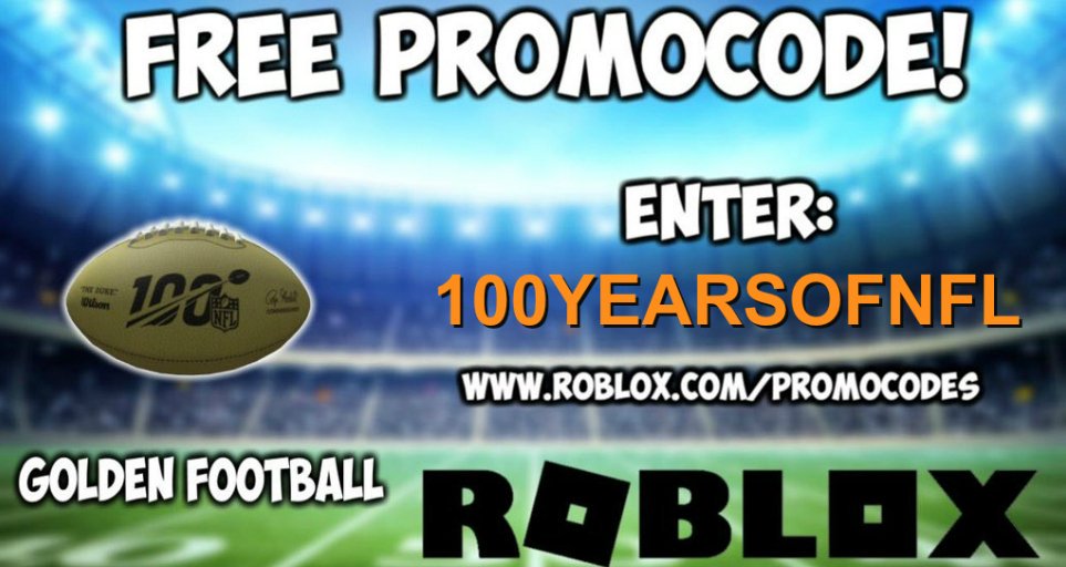 Golden Football Roblox Promo Code
