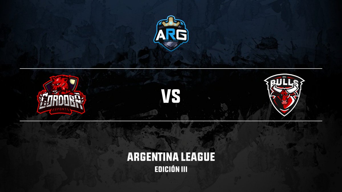 #ARGLeague #Split3

Jornada 4 I Día 2 I Match 2

<a href="/CordobaeSports/">Córdoba eSports</a> - <a href="/EvilBulls/">Evil Bulls🐃 (CR) (Cerrado)</a>
