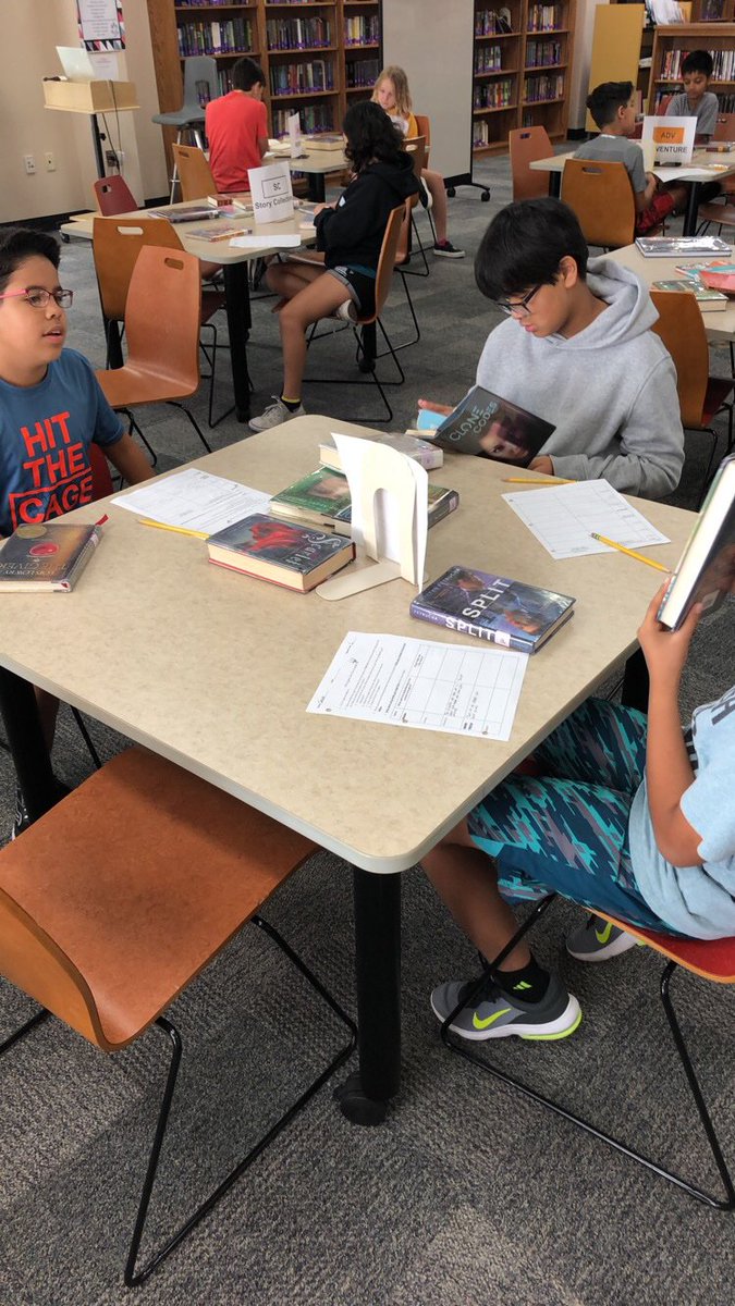 RazaAnnum's tweet photo. Our learners are committing to a “relationship” to new books/genres with book speed dating! 

Learner: “But what happens if we want to break up with a book? Is that okay?”
Me: “That’s okay buddy!” 🤣
Learner: “Cool. I like this!”

 #villagenorth #northreads https://t.co/GKo4uAbniS
