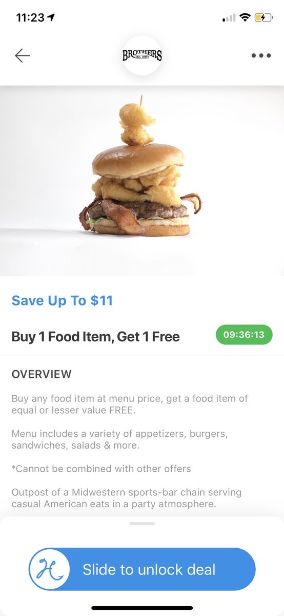 BrothersBarIU's tweet photo. The only thing better than Brother’s food is FREE Brother’s food 🐽🐽. 

Download the hooked app and come in today for BOGO on non-discounted food items 

Don’t forget about 25 cent wings tonight! 9pm till they’re gone 🐔🐔 https://t.co/az8V6uRryS