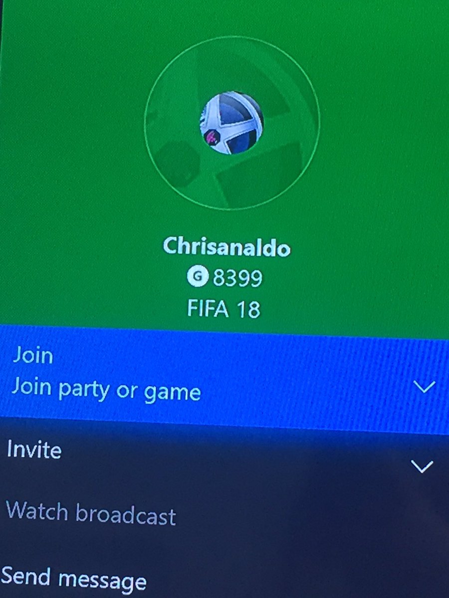 BenMeggison's tweet photo. @chrismd10 FIFA 18? U ok? https://t.co/pa9SlfHqKp