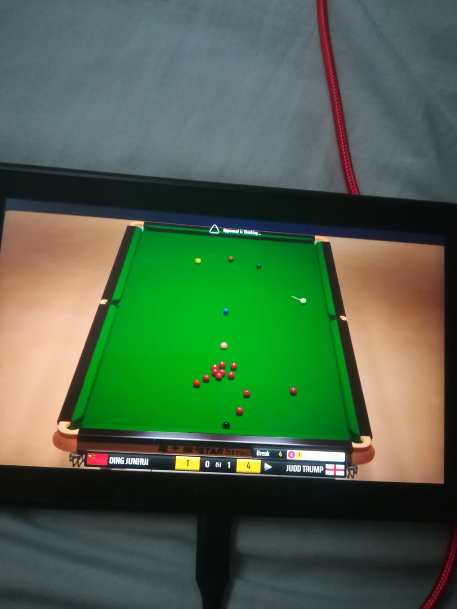 TobyFurzeland's tweet photo. @Snooker19Game @rNintendoSwitch No one asked why their opponent couldn't figure out a shot and made you wait 45 mins for no shot? Then you have to restart career just to get past the fact that your opponent won't play, bug needs fixing, any help would be appreciated I can't concede https://t.co/EinnQf2N2P