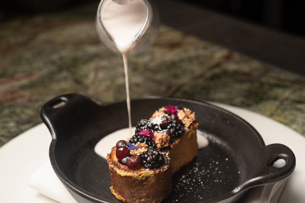 The final touch on our French Toast Crunch? Sweet Coconut horchata!