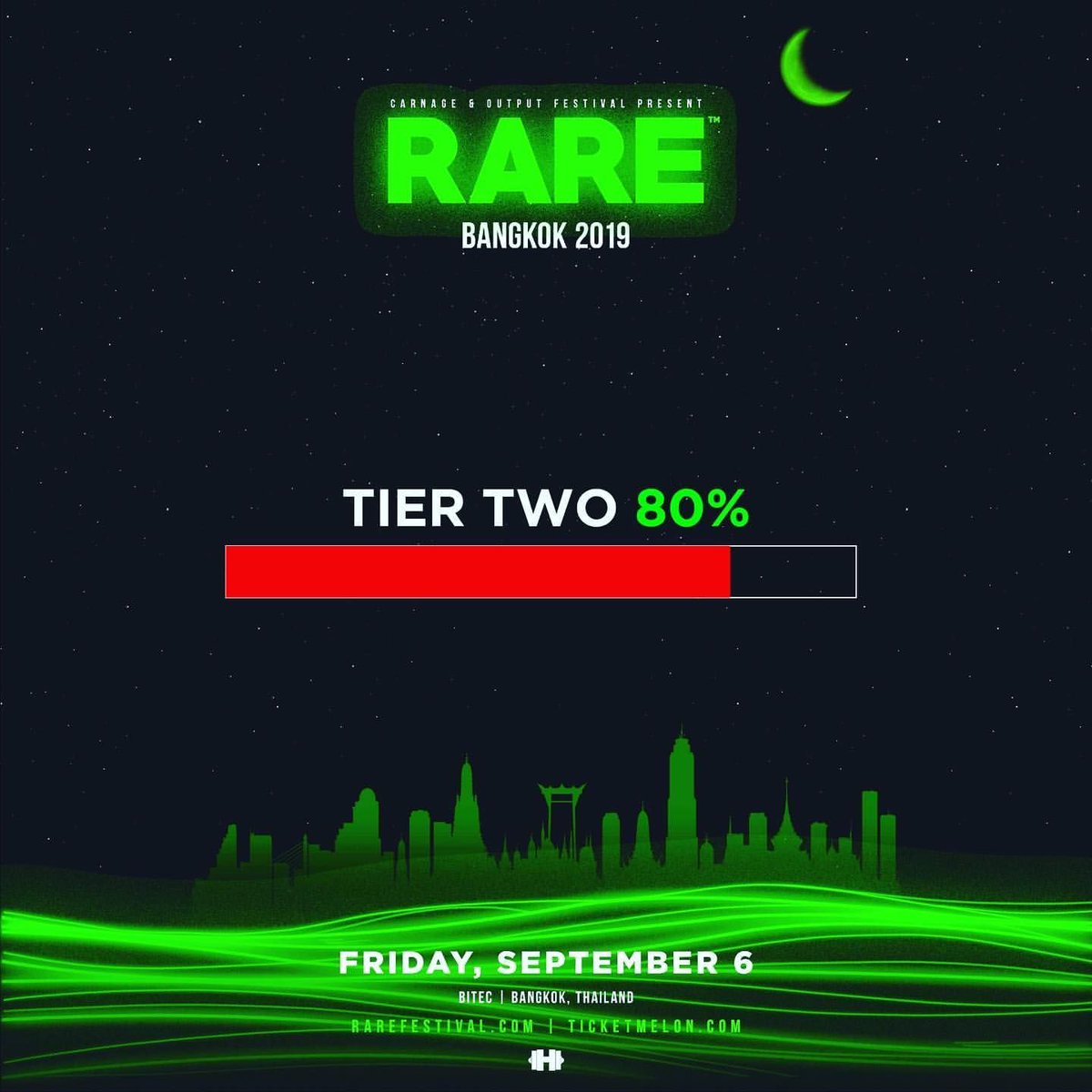 rarefest's tweet photo. TIER TWO ALMOST SOLD OUT!! https://t.co/04OWWxn9QE