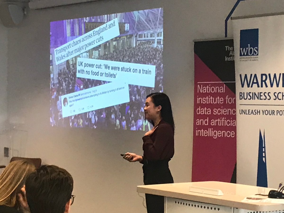 DSSG team working with West Midlands Combined Authority to help identify and reduce inquiries in access to transportation presenting their work at #datafest @DssgTuring