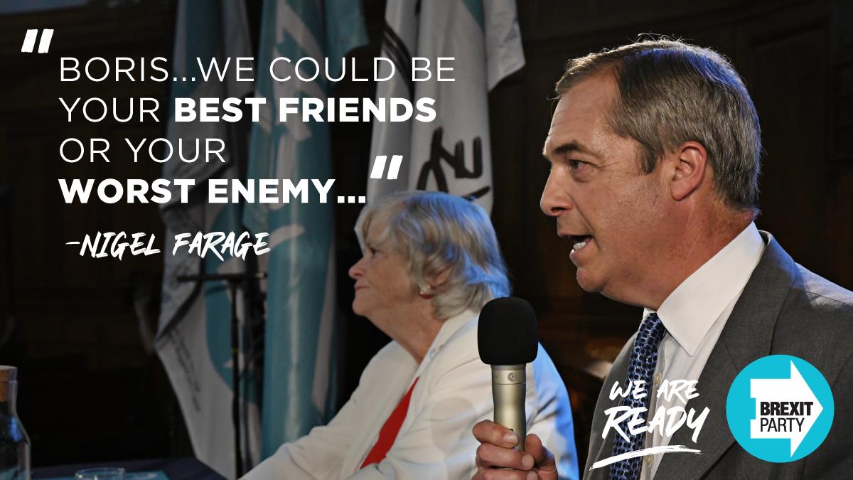reformparty_uk's tweet photo. We Are Ready to take the fight to Westminster if Boris doesn't deliver the clean break Brexit we voted for. https://t.co/mtb58AHrbE
