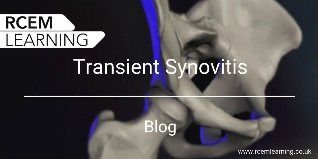 Commonly, not much is known about transient synovitis(ST). A patient presenting in the ED with hip pain typical of TS will be suspected to have septic arthritis, until proven otherwise. That's of course, the safe approach. But what exactly is TS?👉 bit.ly/2GpZnf1 #FOAMed