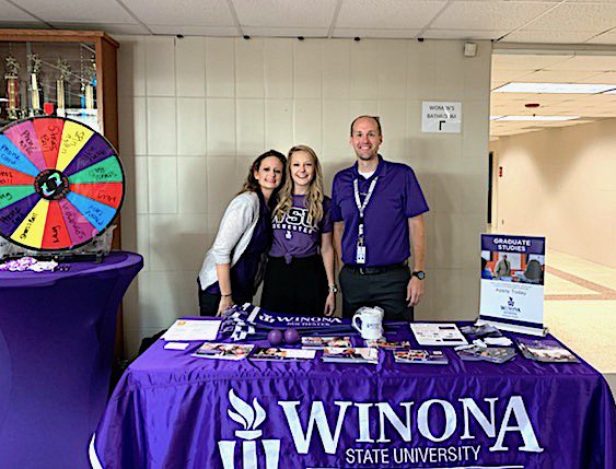 WSU-R is thrilled to provide snacks and gifts to our hard working teachers at Professional Development Day at John Marshall HS today.   
<a href="/RPS535/">Rochester Public Schools</a> 
#teachers #graduateshools #rochmn