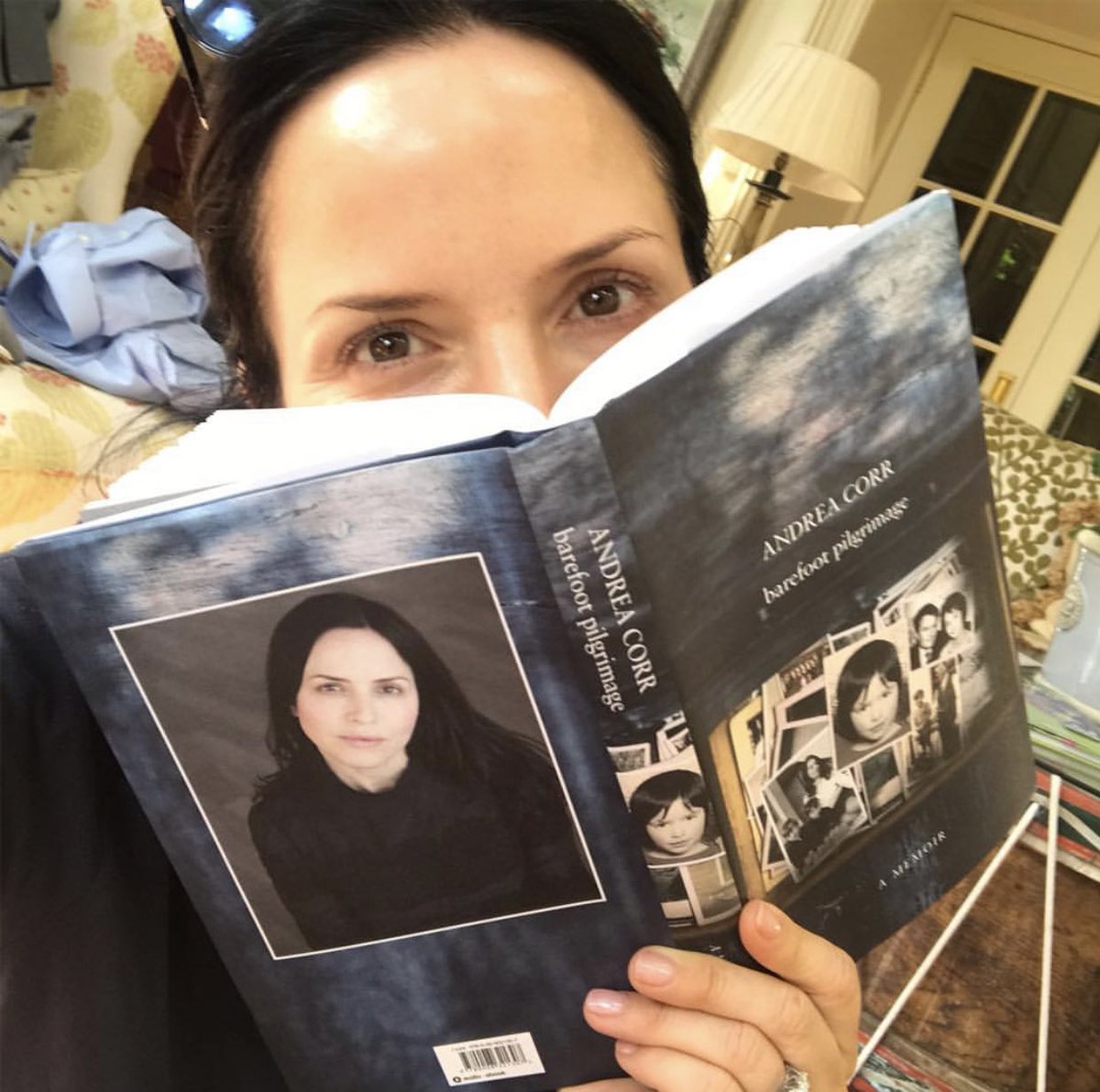 Well... speak of the devil and all that 😉 <a href="/ACorr_Official/">Andrea Corr</a> #andreacorr #barefootpilgrimage #book #music #love #thecorrs
