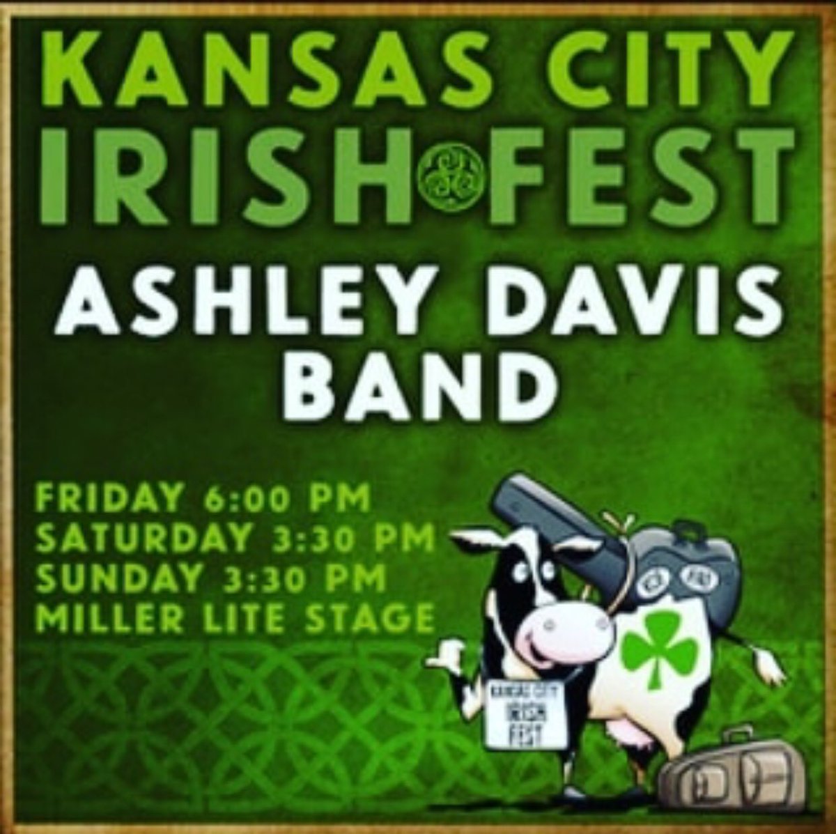 DaveCurleyMusic's tweet photo. It is gonna be action packed. Come on out to hear some great music this weekend at @KCIrishFest https://t.co/c1sk50RsDL