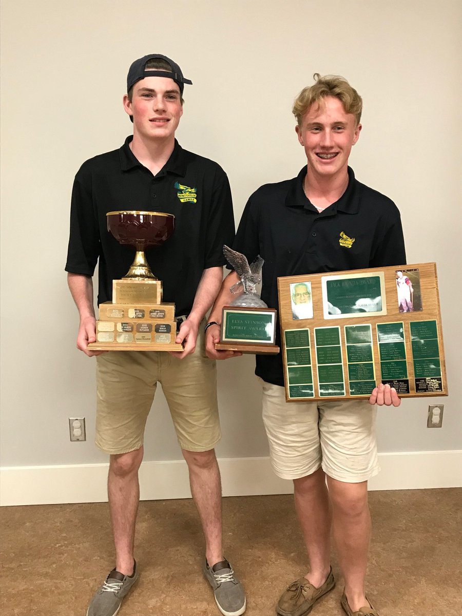 Congratulations to Quinton Greenfield '21 and Riley Knox '22 for winning several awards with their Huntsville Hawks Midget program this summer. #boysofSAC #SAClax