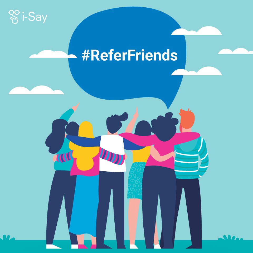 isaynewsEU's tweet photo. ๐บ #ReferFriends ๐บ #getpoints
Only if U're an i-Say member >30 days, invite your friends to register*.
U'll earn 100 points for each https://t.co/13ABO3tpcf
*Read eligibility T&C here https://t.co/BHYNM4xNwj https://t.co/2T4tE8Jlsm