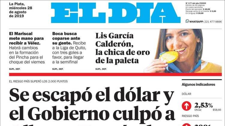 #Lima2019 #PaletaVasca #GarcíaCalderón🥇María Lis García Calderón, la Dama de la Paleta argentina. La pelotaris platense <a href="/mlisgc/">maria lis</a> (medalla dorada @Lima2019Juegos en Trinquete junto a la tucumana Cyntia Pinto), habló sobre su presente y futuro con <a href="/eldialp/">Diario EL DIA de La Plata</a>.
eldia.com/nota/2019-8-28…