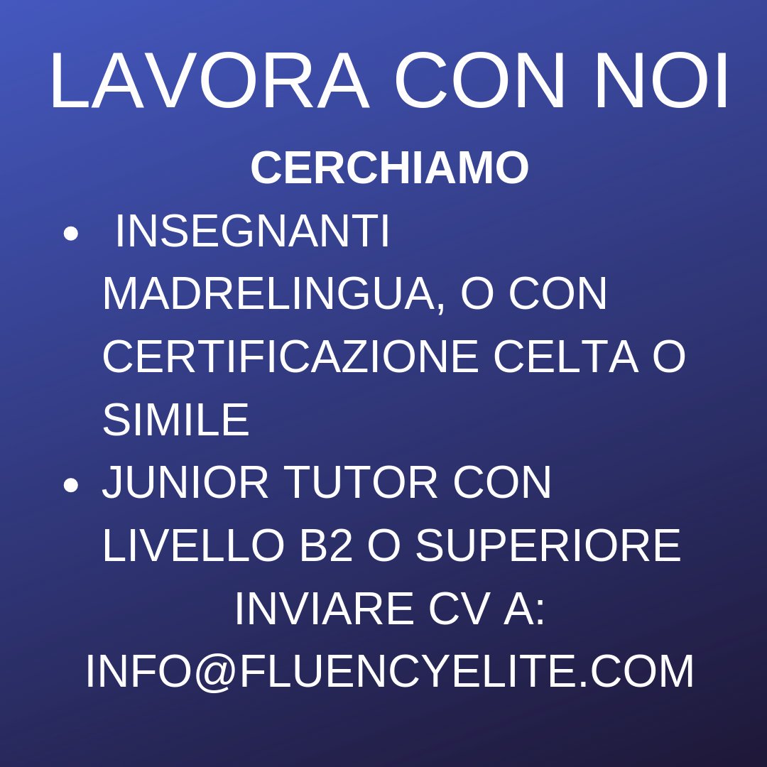 FluencyElite's tweet photo. Prossima apertura nuova sede a Monza! Cerchiamo insegnanti per completare il nostro team! https://t.co/fg8ZQ5dkMS