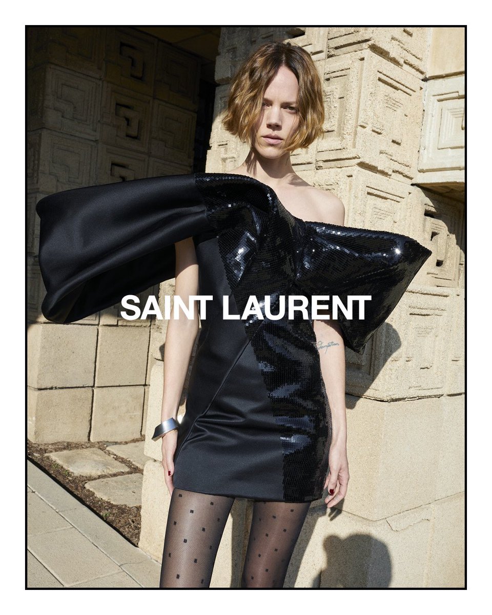 SAINT LAURENT on X: THE MONOGRAM - WINTER 20 #YSL34 by ANTHONY VACCARELLO  PHOTOGRAPHED by JUERGEN TELLER #YSL #SaintLaurent #YvesSaintLaurent   / X