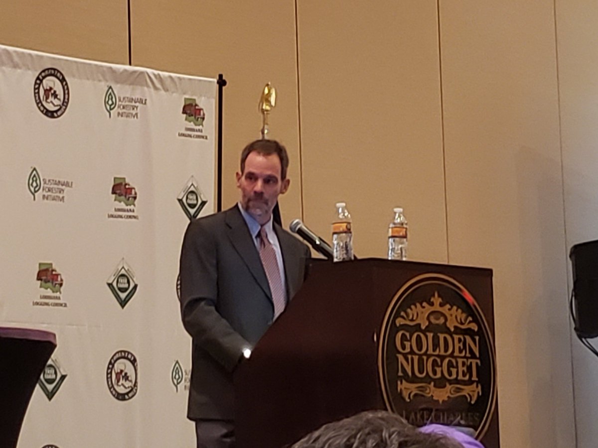 theNLEP's tweet image. NLEP attended the LA Forestry Association Annual Meeting today.  Speakers discussed the LA timber supply and the complexity of insuring the timber industry.  Steve Matlock from Murphy Brothers Trucking (Arcadia) discussed their pivotal role in supporting mills in our region.