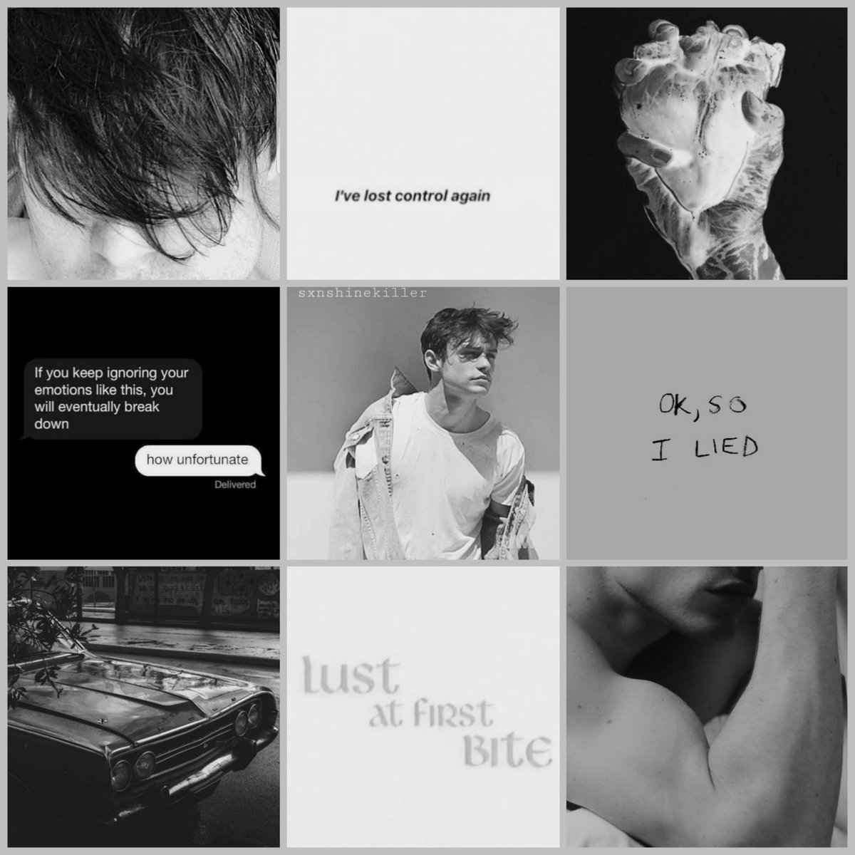 ❝I ᴄᴀɴ’ᴛ ʙᴇ ᴡʜᴀᴛ ᴏᴛʜᴇʀ ᴘᴇᴏᴘʟᴇ
ᴡᴀɴᴛ ᴍᴇ ᴛᴏ ʙᴇ... /Tʜɪs/ ɪs ᴡʜᴏ I ᴀᴍ.❞

   ╎» Tᴇᴇɴ!AU.
   ╎» Iᴍᴘᴜʟsɪᴠᴇ ᴠᴀᴍᴘɪʀᴇ.
   ╎» Cʀᴏssᴏᴠᴇʀs + AUs.
   ╎» Nᴏᴛ ɴᴇᴡ ᴛᴏ RP.
   ╎» Wʀɪᴛᴛᴇɴ ʙʏ #Cʜᴇꜱ.
   ╎» ¿RT?
