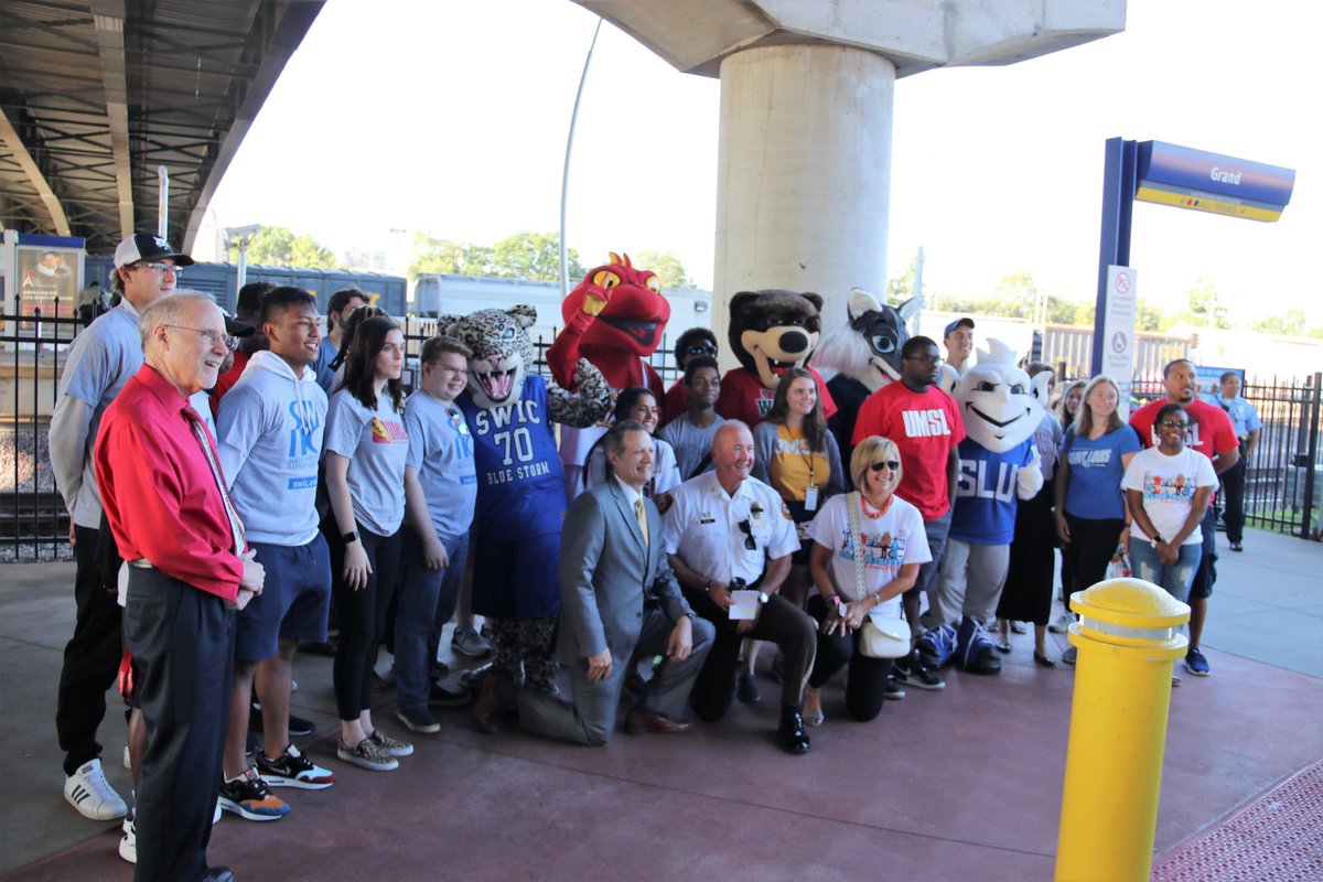 STLMetro's tweet photo. Area colleges participate in inaugural transit challenge https://t.co/hGKKQbaJzH #iTakeTransit https://t.co/bvgEwQd9BM