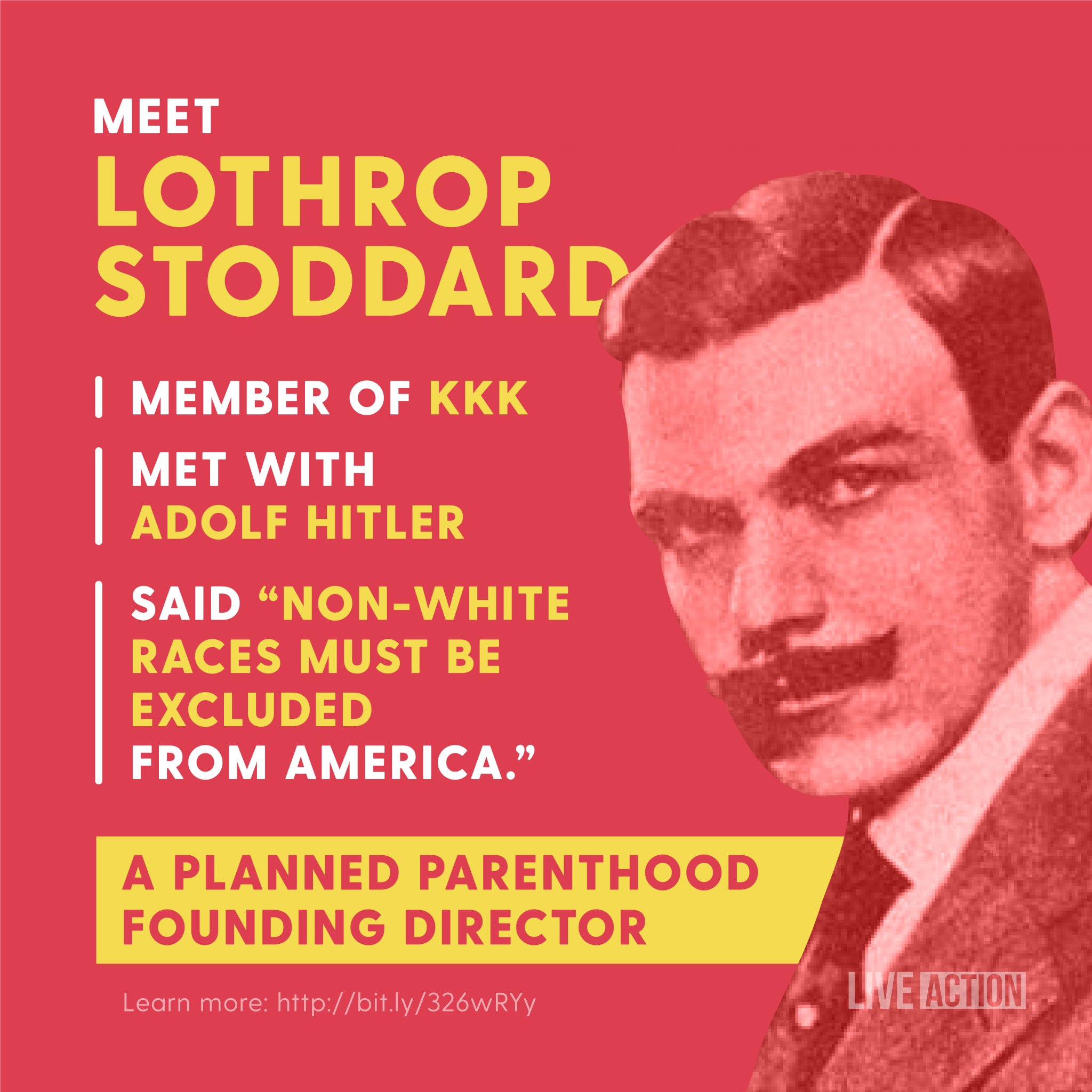 Live Action on Twitter: "Hey @washingtonpost, meet Lothrop Stoddard - a founding director of Planned Parenthood who was a member of the KKK and a friend of Hitler.… https://t.co/3uU3A9kyPC"