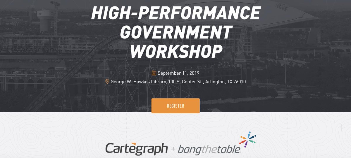 BangtheTable's tweet photo. Join this free 4-hour workshop and discover how your #LovalGov can build effective teams, develop efficient processes, engage your residents, and produce measurable, actionable results. Save your seat → https://t.co/izBFvUvWAI https://t.co/I76cnbCVNh