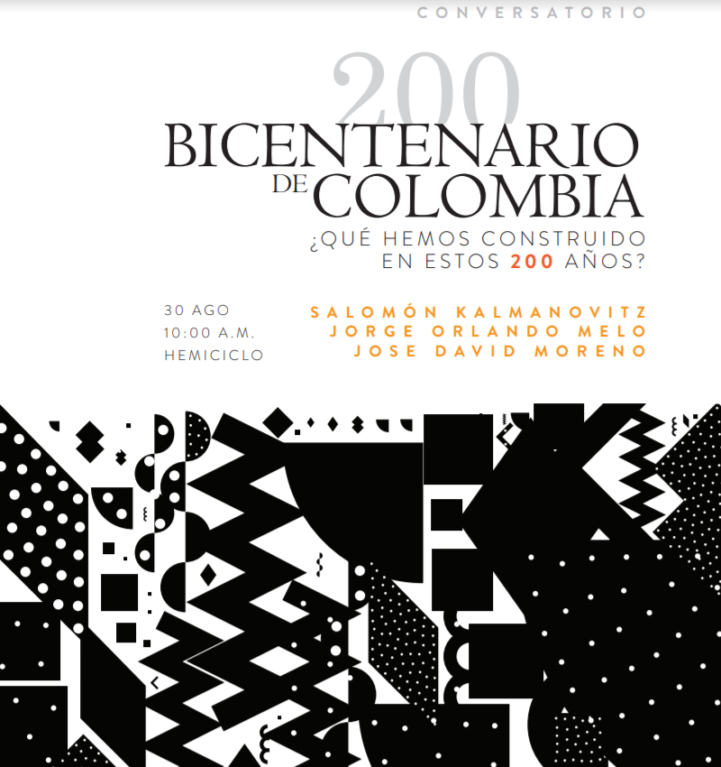 derechoutadeo's tweet photo. Están cordialmente invitados al Conversatorio - Bicentenario de Colombia Viernes 30 de agosto 10:00 a.m. Hemiciclo @Utadeo_edu_co https://t.co/ivlAyUDvYe