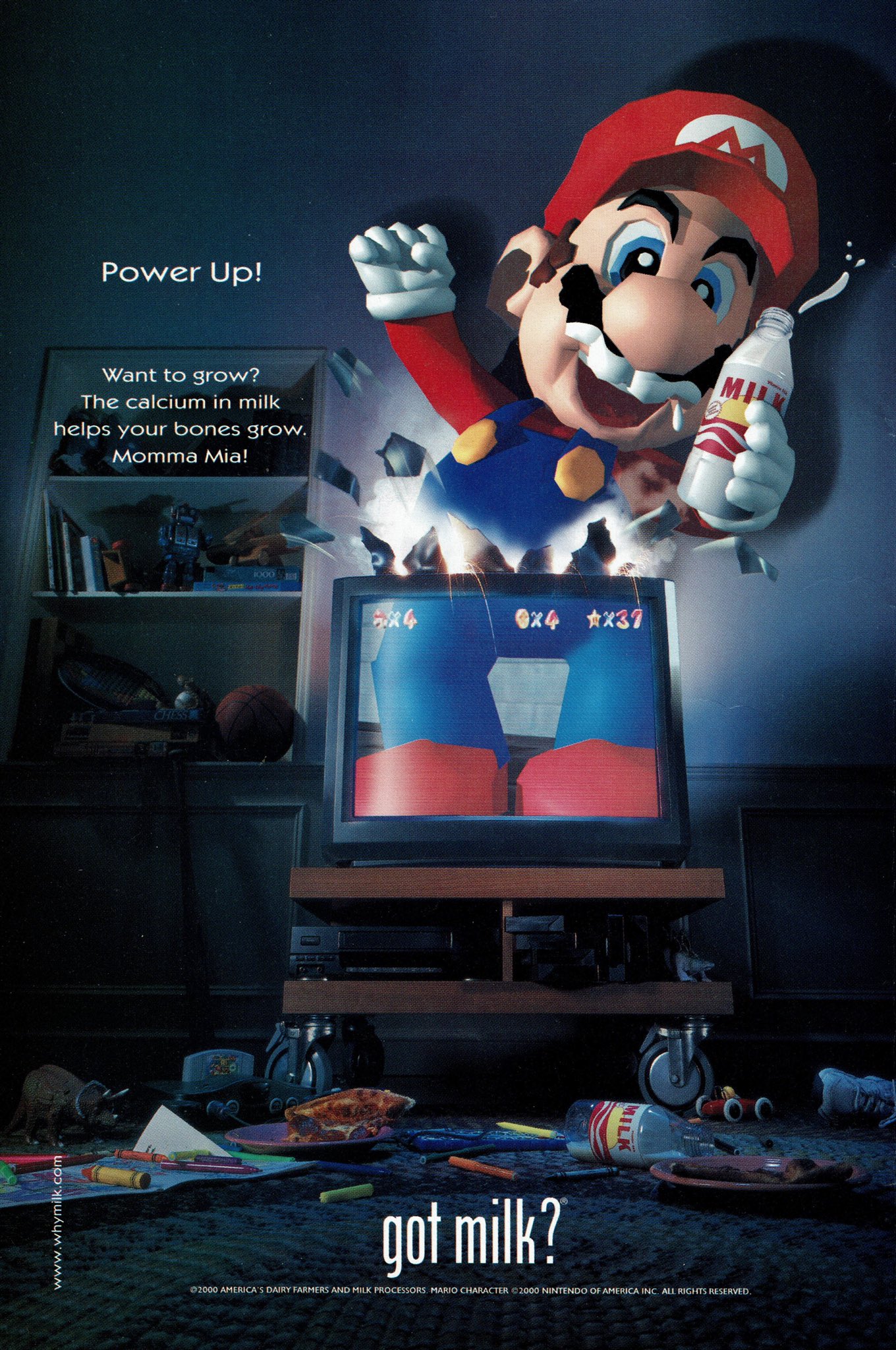 “Super Mario “Got Milk?” ad.” 