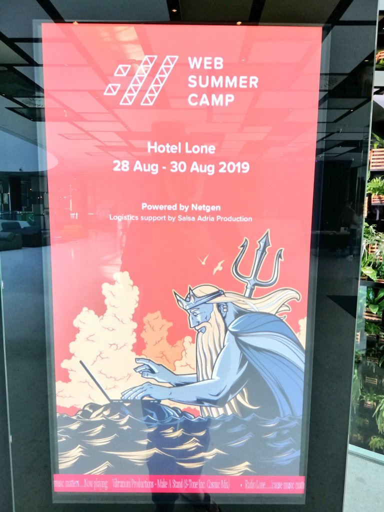 gerardsans's tweet photo. Yay! The venue for #websummercamp is super cool! Got to share some pics #websc ✨🚀 https://t.co/ATx2FCGsNy